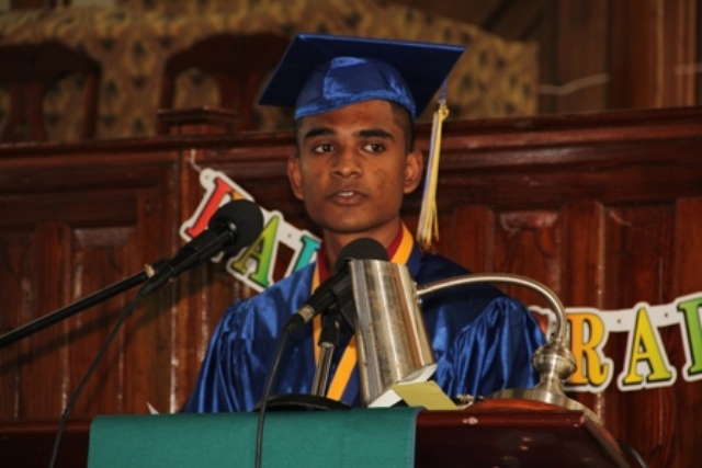 Keep a watchful eye on yourselves: GSS 2013 Valedictorian tells colleagues