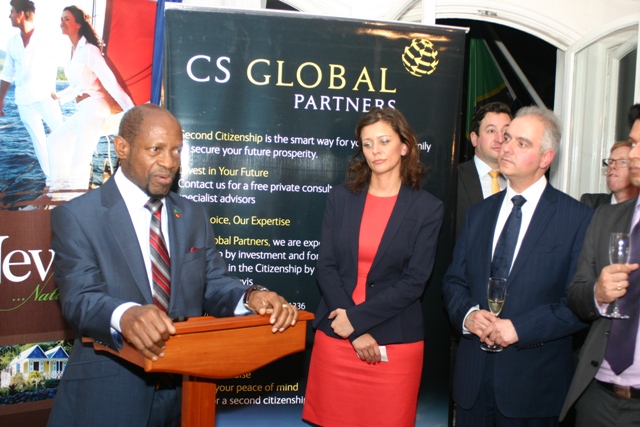 PM Douglas tells businessmen in the United Kingdom, St. Kitts and Nevis open to business