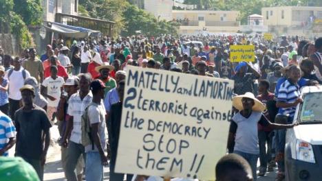 Thousands march on US Embassy in Haiti