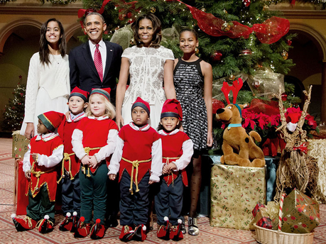 Obamas attend annual Christmas benefit concert
