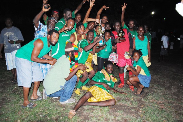 Glen ‘Ghost’ Phillip Half Way Tree United FC crowned Sandy Point Community Football League 2013 Champion