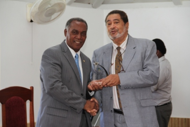 Nevis Island Assembly recognizes Nevis Premier and Opposition Leader as longest serving parliamentarians