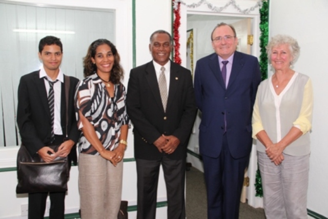 French Ambassador to the OECS pays courtesy call on Nevis Premier