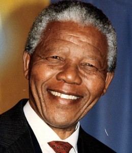 Former South Africa leader Nelson Mandela