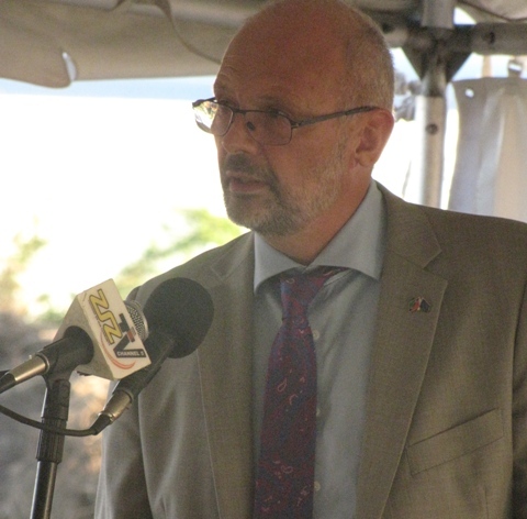 Europe’s top Eastern Caribbean diplomat praises  PM Douglas for vision in training of excellence center