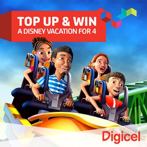 Win a Disney Vacation for Four from Digicel