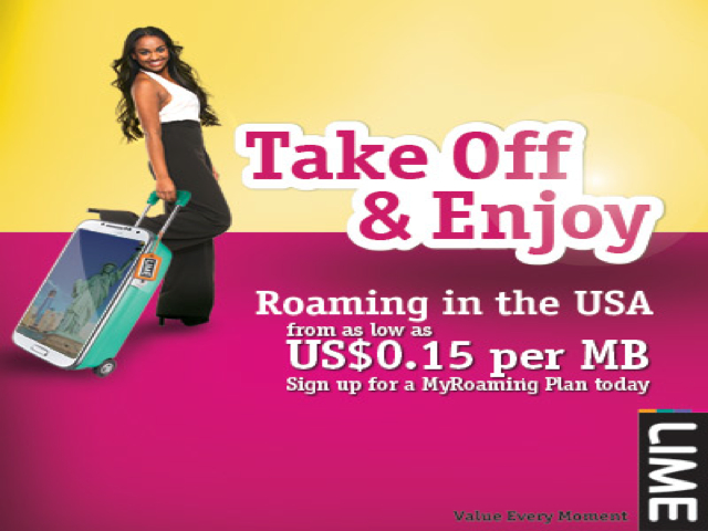 LIME SLASHES USA ROAMING RATES