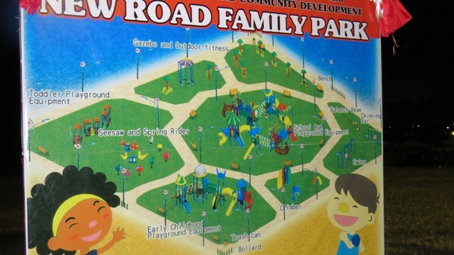 PM Douglas says New Road “Family Park” will encourage healthy community life