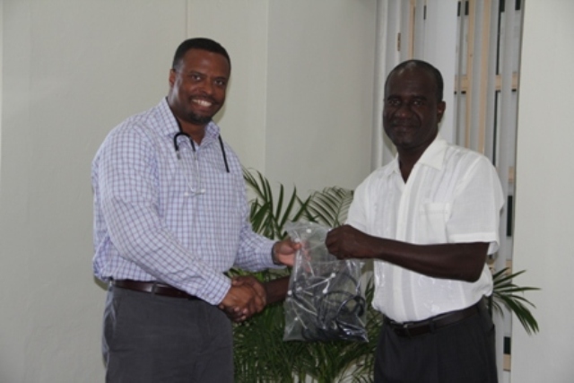 Nevis Health Minister grateful for gift of medical supplies