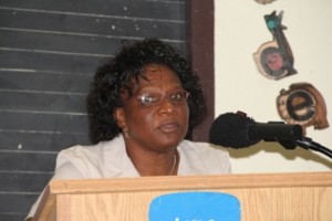  Eleanor Phillip, Learning Support Coordinator of the Curriculum Development Unit, in the Federal Ministry of Education 