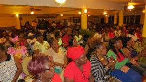 A section of the audience at Victor's Hideout on St. Thomas