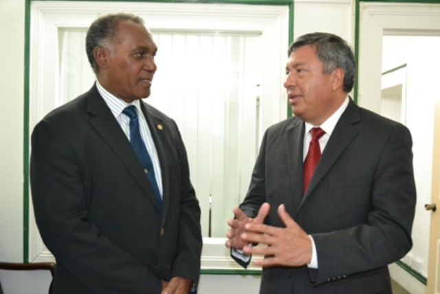 Mexican Ambassador pays courtesy call on Nevis Premier