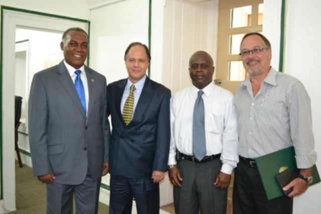 Brazilian Ambassador to SKN pays courtesy call on Nevis Premier