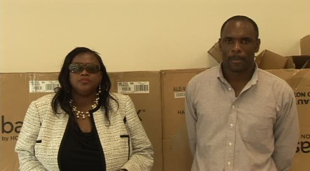 Nevis Treasurer grateful for Federal assistance with furniture; equipment
