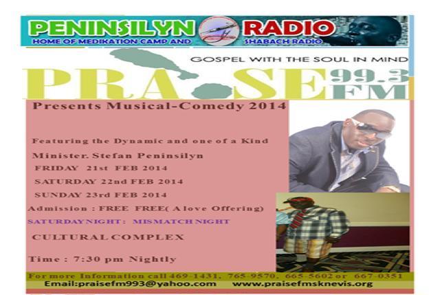 Peninsilyn scheduled to perform in Nevis’s Cultural Complex over the weekend
