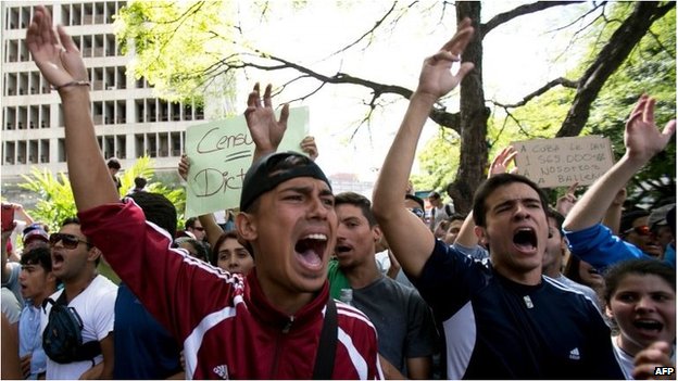 US: Venezuela’s anti-government protests claims ‘false’