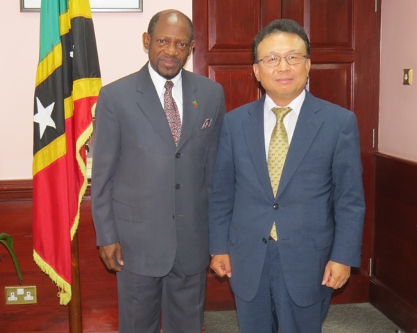 South Korean Ambassador bids farewell, says St. Kitts  and Nevis progressed under PM Douglas’ leadership