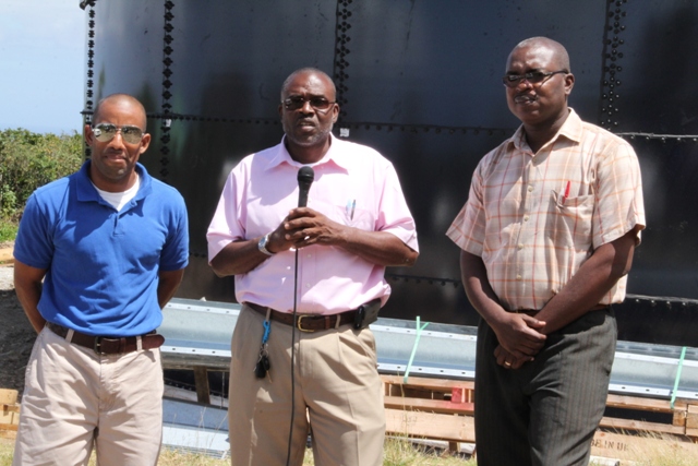 CDB Water Enhancement Project completes second tank; Civil works slated for April