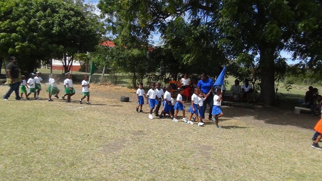 Blue House Edges out Green at Maude Smith Pre School Sports Meet
