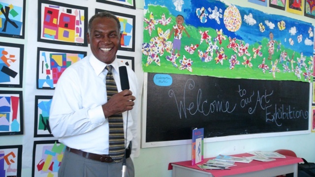 Nevis Education Minister encourages students to showcase talent through Art