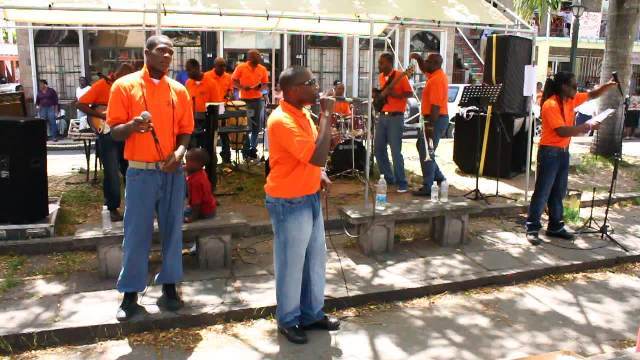 Basseterre-based Prison Band performs in Nevis