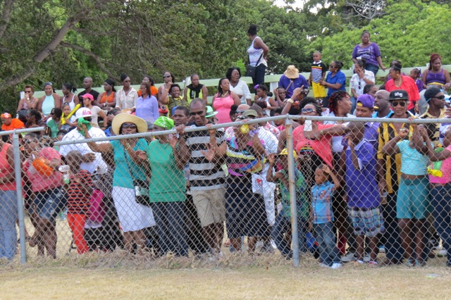 PM Douglas congratulate Charlestown Primary and Charles E. Mills Secondary schools