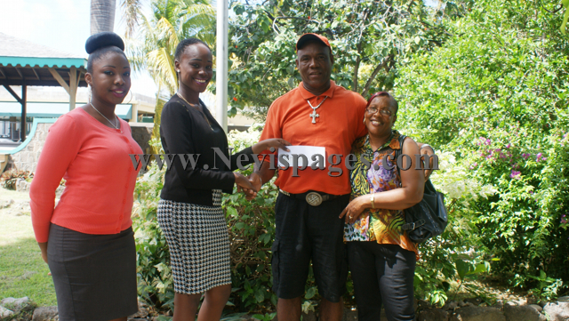‘Greene House’ Modeling Agency presents cheque to the family of the late Nigella Browne
