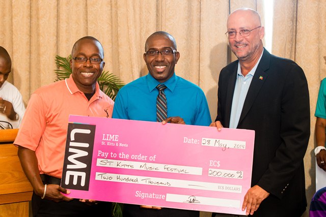 LIME Platinum Sponsor of the 18th  Annual St. Kitts Music Festival