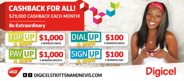 Tomorrow is “D” Day – July 1st is Digicel’s Day to Give Away $15,000