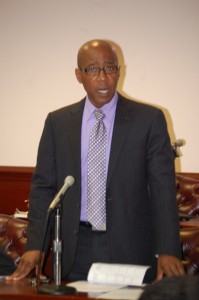 Deputy Prime Minister and Minister of Public Utilities, the Hon. Dr. Earl Asim Martin (Photo by Erasmus Williams)