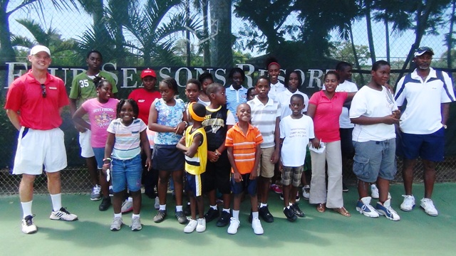 Tennis Camp Underway