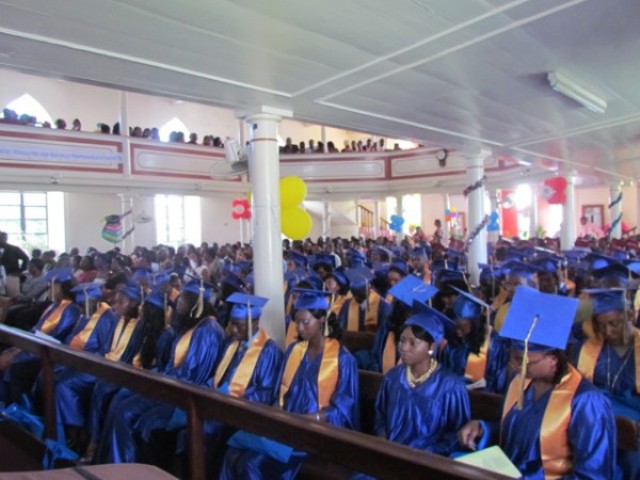 85 percent students at CFBC and 80 percent at Nevis 6th Form were successful at CAPE