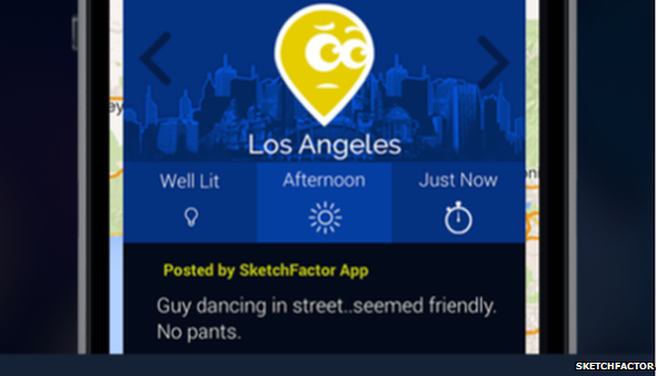 SketchFactor app for unsafe areas in racism row