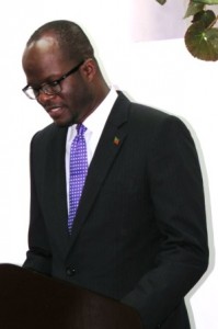 St. Kitts and Nevis' Minister of Foreign Affairs, Hon. Patrice Nisbett