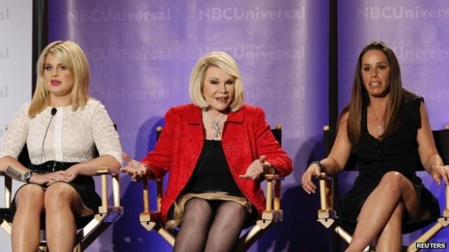 Comedian and TV host Joan Rivers dies aged 81