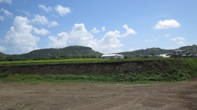 Berm will trap more water for the Basseterre aquifer