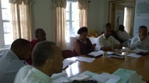 Photos of Committee in session