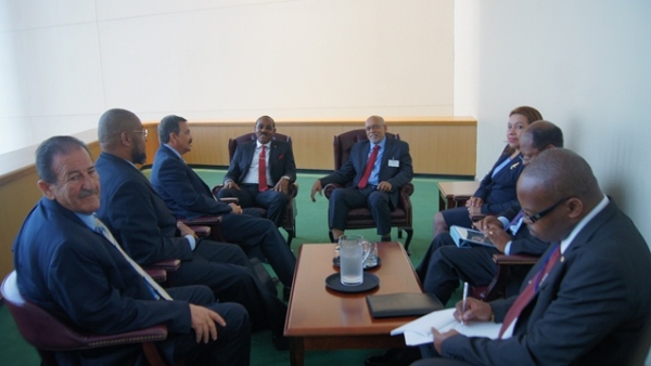 President Ramotar holds bilaterals on sidelines of UN General Assembly Meeting
