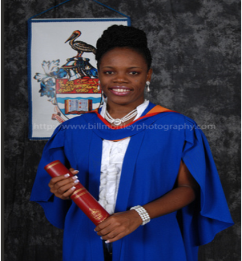 Shinel Dore graduates from UWI Open Campus