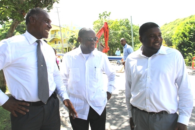 Nevis Premier thanks PM Douglas for visiting ongoing works at major water supply project