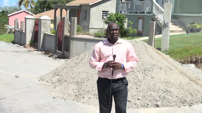 Relief coming for Colquhoun Development residents; new road under construction