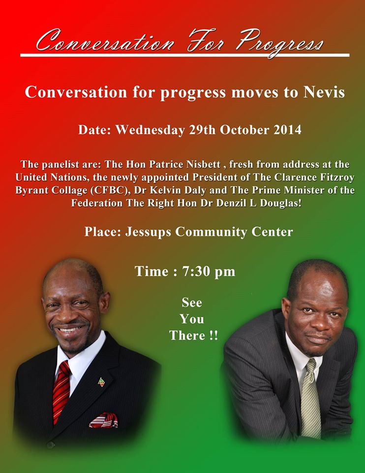 The Government of St. Kitts- Nevis continues their Conversations for Progress series…
