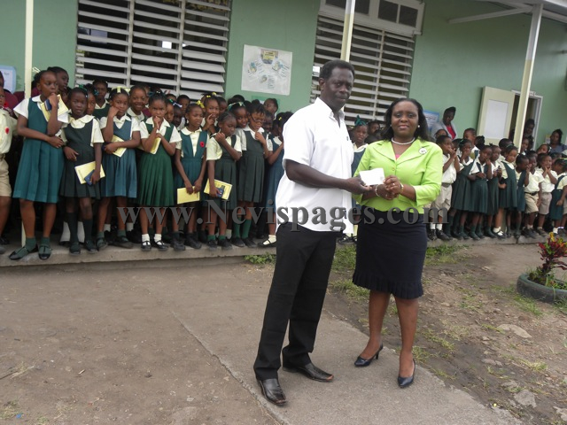 Ivor Walters Primary School receives donation for printer