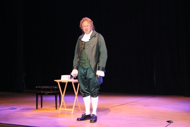 World renowned Alexander Hamilton impersonator visits Nevis