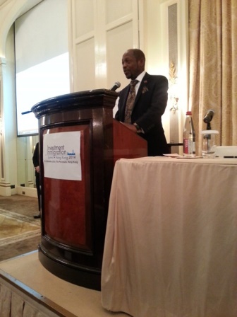 PM Douglas addresses international conference on immigration in Hong Kong