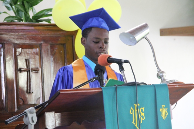 Gingerland Secondary School CCSLC Valedictorian says thanks