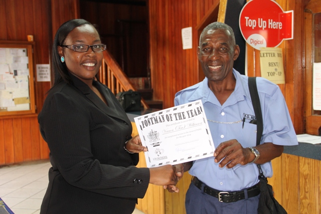 Nevis Postal Service honours past and present workers