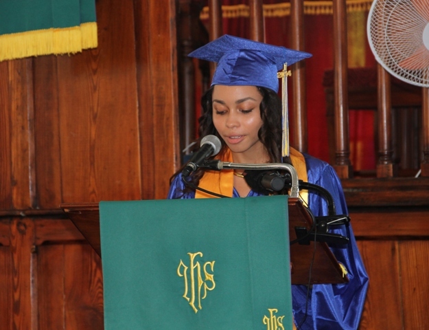 Be symbols of industry; virtue, CSS Valedictorian Brantley tells fellow graduands