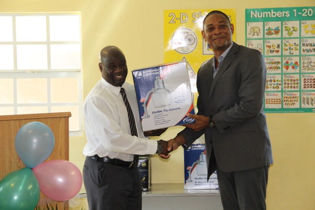 Nevis schools get security lighting through private sector partnership