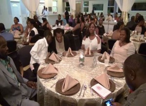 A section of the patrons at the Nevis Renal Society’s Annual Gala Memorial Awards Dinner at Occasions on November 15, 2014